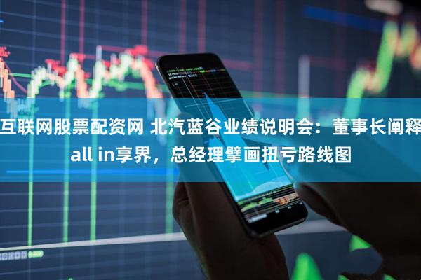 互联网股票配资网 北汽蓝谷业绩说明会：董事长阐释all in享界，总经理擘画扭亏路线图